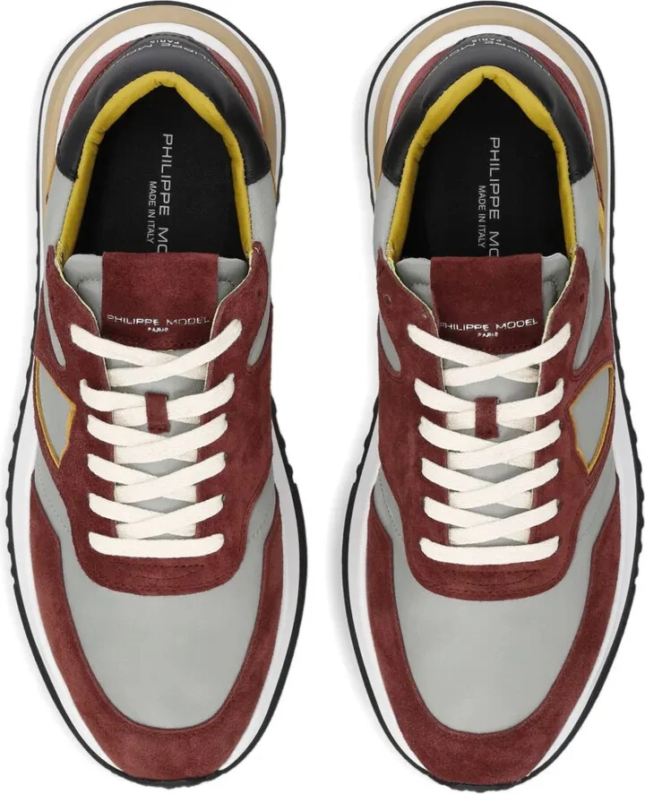 Suede-Panelled Sneakers - Image 4