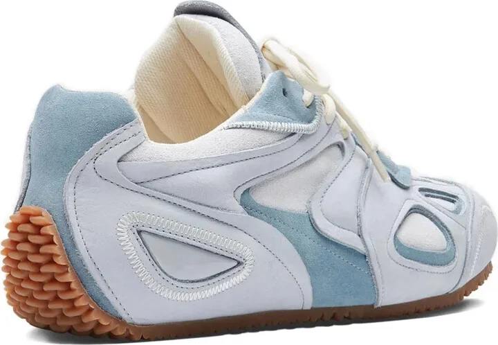 Suede Panelled Sneakers - Image 3