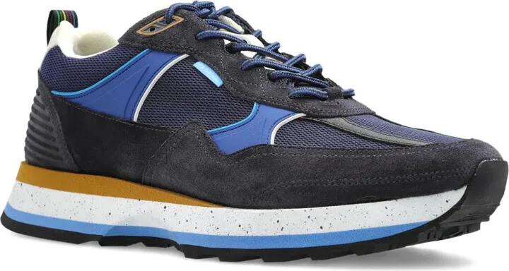 Suede Panelled Sneakers - Image 2