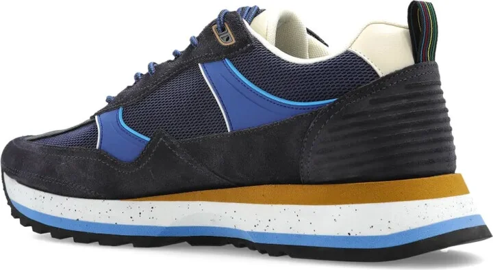 Suede Panelled Sneakers - Image 4