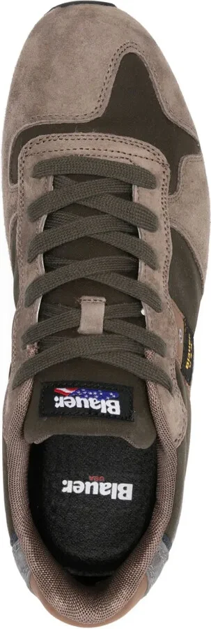 Suede Panelled Sneakers - Image 4