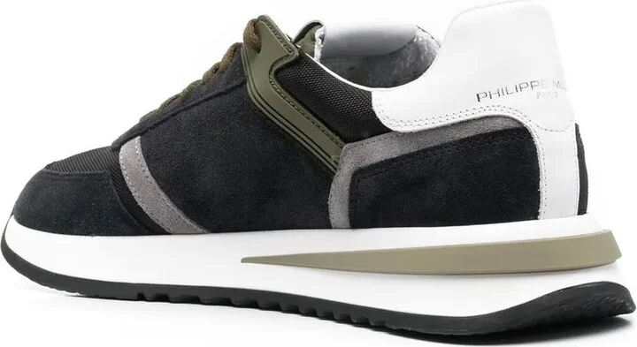 Suede Panelled Sneakers - Image 3