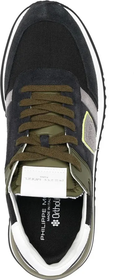 Suede Panelled Sneakers - Image 4