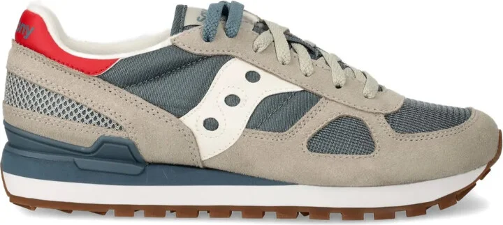Suede-Panelled Sneakers