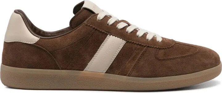 Suede Panelled Sneakers