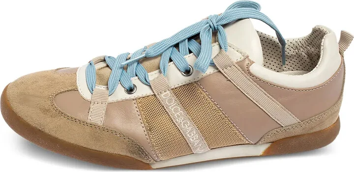 Suede Panelled Sneakers