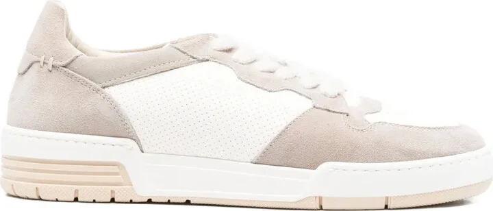 Suede Panelled Sneakers