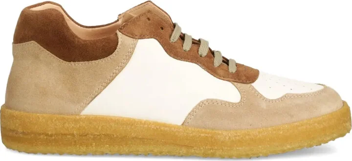 Suede Panelled Sneakers