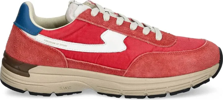 Suede Panelled Sneakers