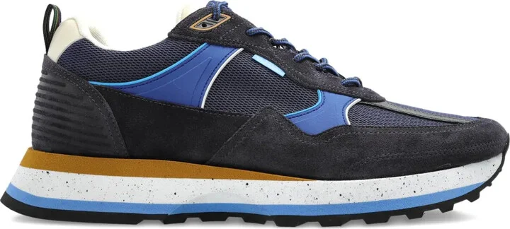 Suede Panelled Sneakers