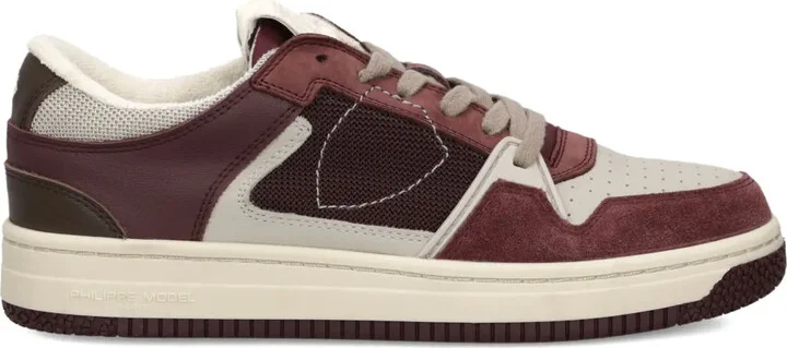 Suede-Panelled Sneakers