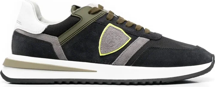 Suede Panelled Sneakers