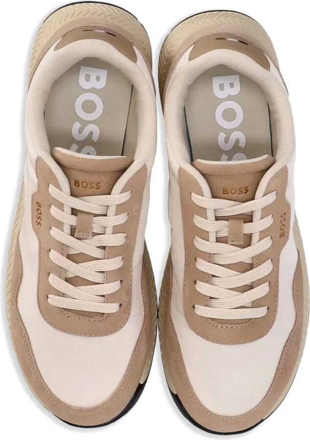 Suede-Panelled Trainers - Image 4