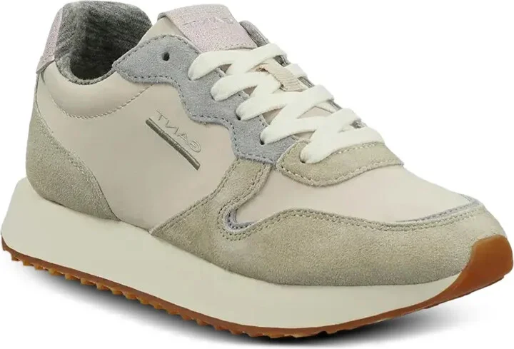 Suede Panelled Trainers - Image 2