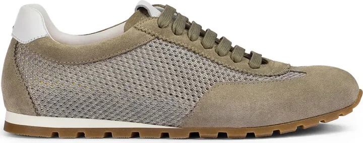 Suede-Panels Sneakers