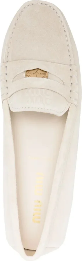 Suede Penny Loafers - Image 4