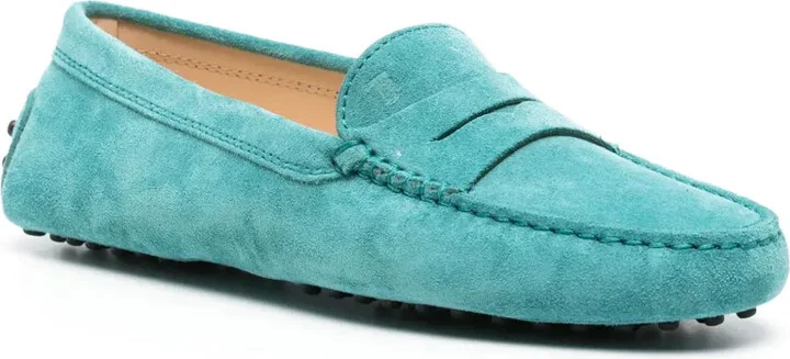Suede Penny Loafers - Image 2