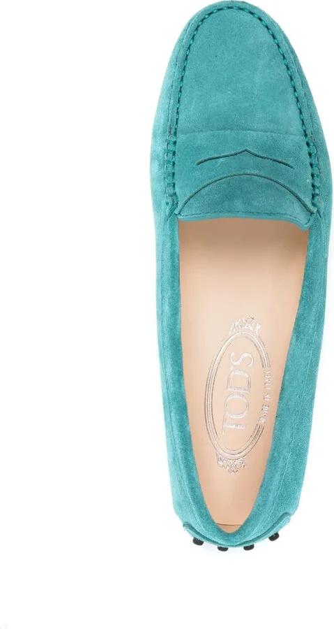 Suede Penny Loafers - Image 4