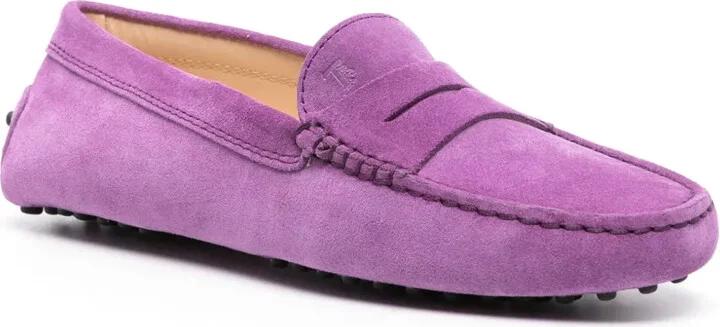 Suede Penny Loafers - Image 2