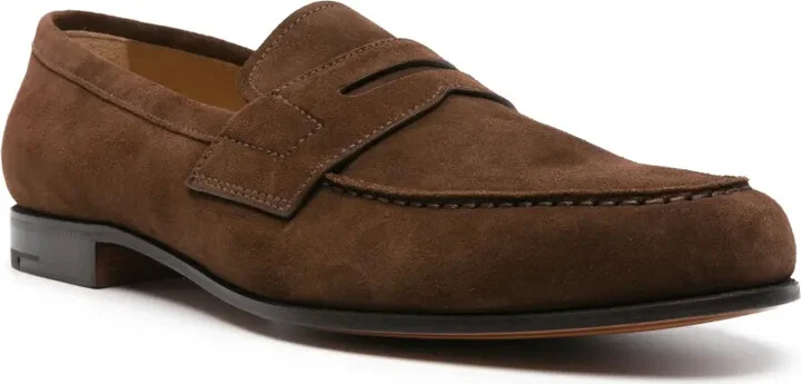 Suede Penny Loafers - Image 2