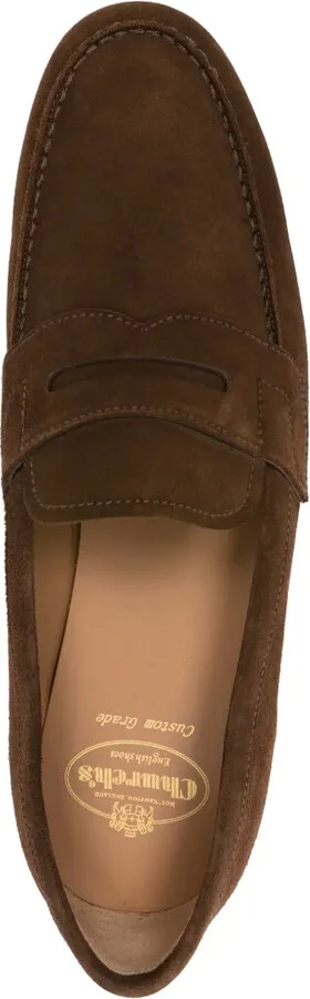 Suede Penny Loafers - Image 4