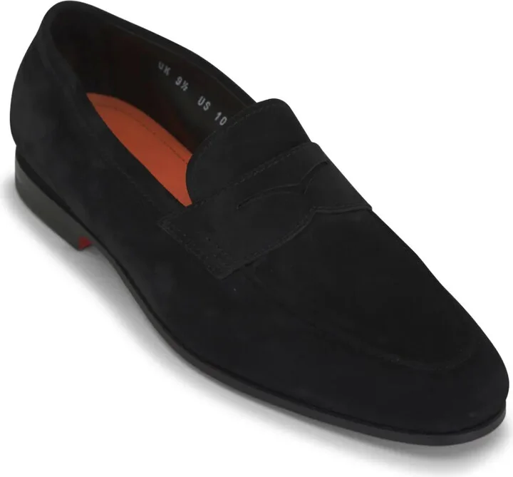 Suede Penny Loafers - Image 2