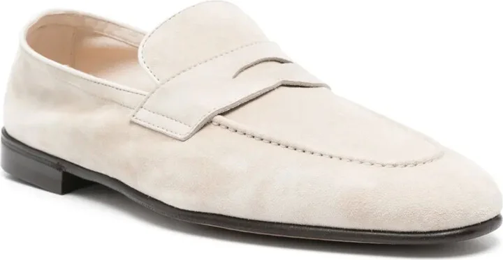 Suede Penny Loafers - Image 2