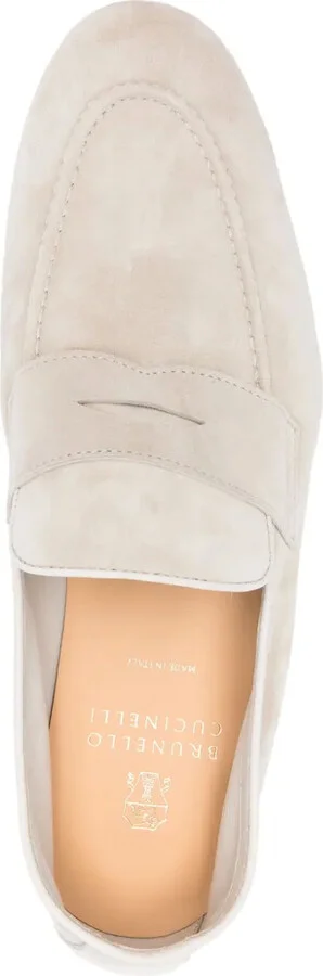 Suede Penny Loafers - Image 4