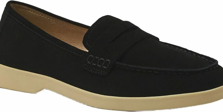 Suede Penny Loafers - Image 6
