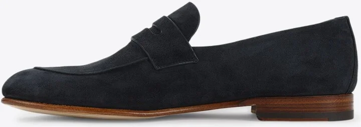 Suede Penny Loafers - Image 2