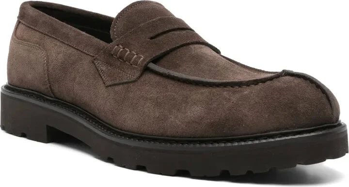 Suede Penny Loafers - Image 2