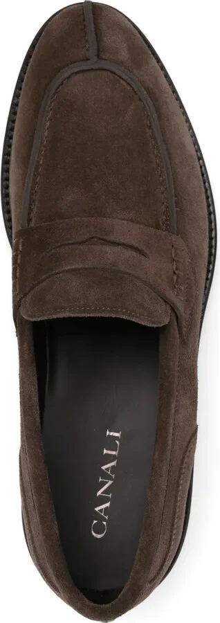 Suede Penny Loafers - Image 4