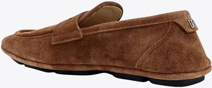 Suede Penny Loafers - Image 2