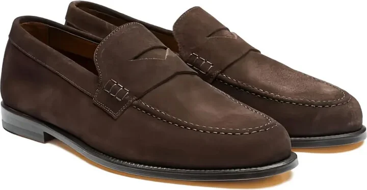 Suede Penny Loafers - Image 2