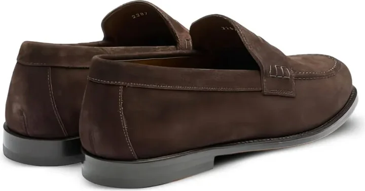 Suede Penny Loafers - Image 3