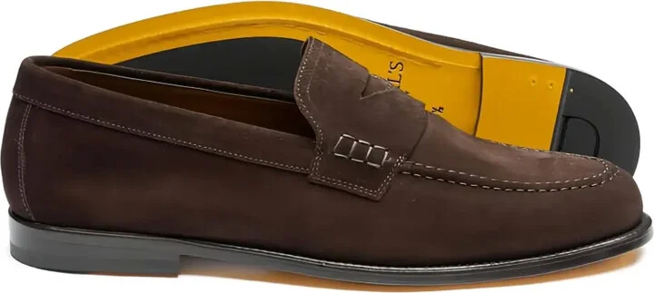 Suede Penny Loafers - Image 5