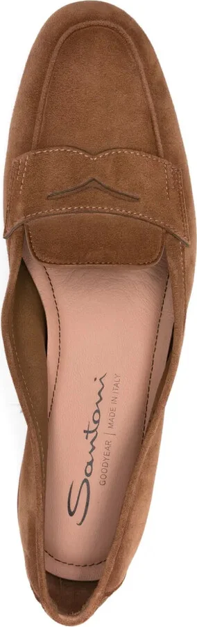 Suede Penny Loafers - Image 4