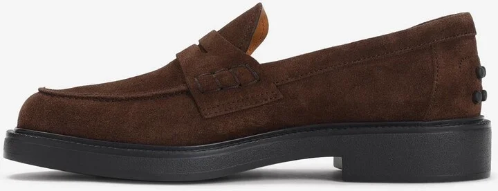 Suede Penny Loafers - Image 2