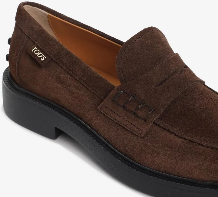 Suede Penny Loafers - Image 3