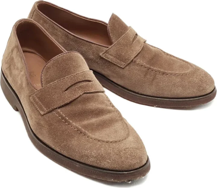 Suede Penny Loafers - Image 2