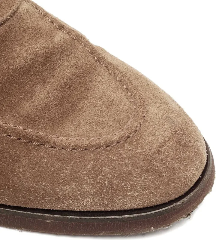 Suede Penny Loafers - Image 5