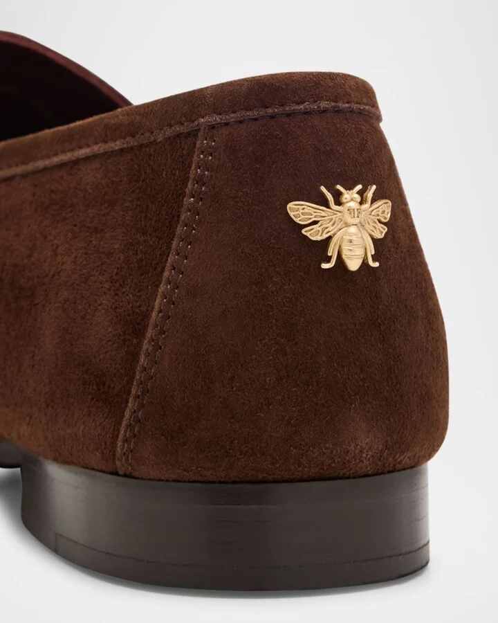 Suede Penny Loafers - Image 6