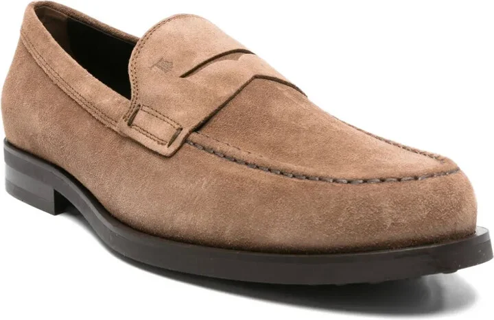Suede Penny Loafers - Image 2