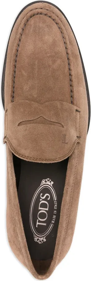 Suede Penny Loafers - Image 4