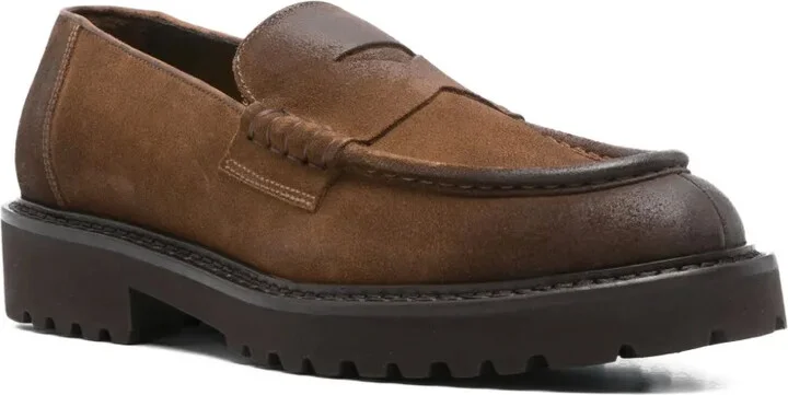Suede Penny Loafers - Image 2