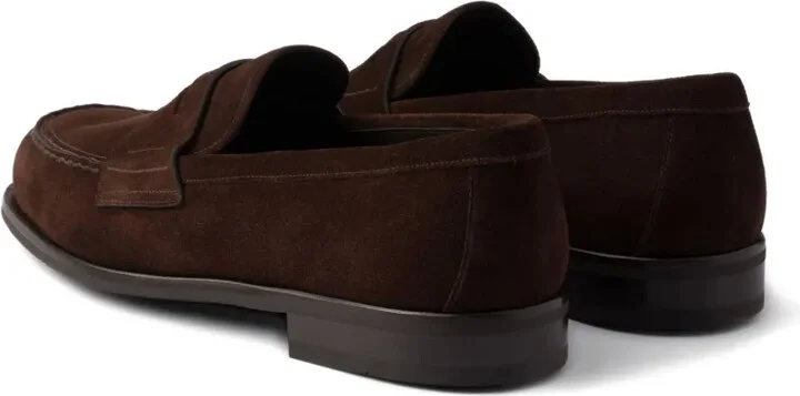 Suede Penny Loafers - Image 3