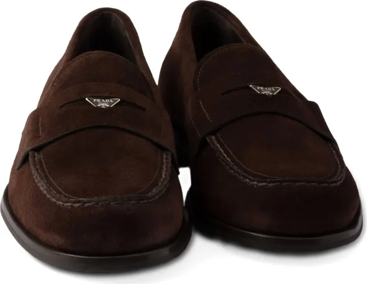 Suede Penny Loafers - Image 4