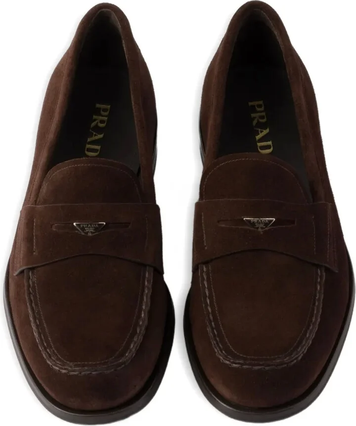 Suede Penny Loafers - Image 5