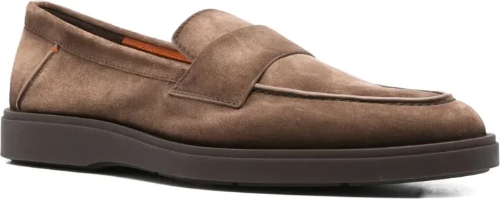 Suede Penny Loafers - Image 2