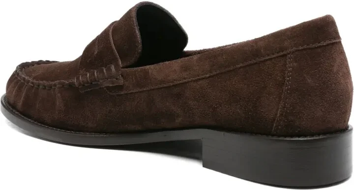 Suede Penny Loafers - Image 3